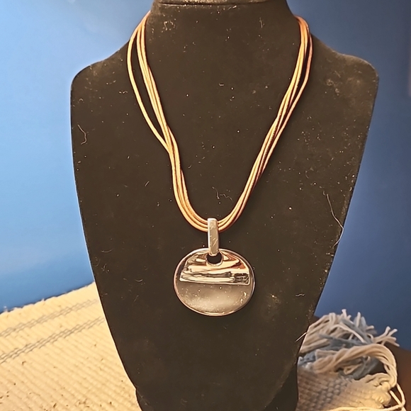 Stainless Steel Cord Necklace - Picture 1 of 4